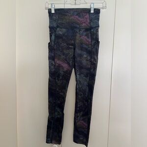 Lululemon fast and free 7/8 leggings with pockets